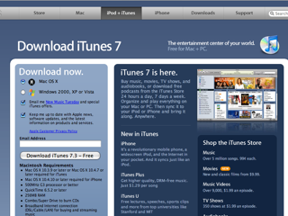 iTunes 7.3