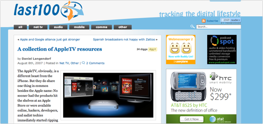 Last100’s Apple TV Resources