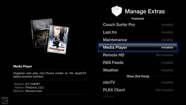 media player for apple tv 2 Media Player 0.6 for Apple TV 2 Released