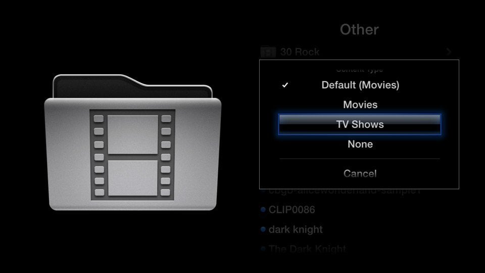 Media Player0.9.4 for Apple TV 2