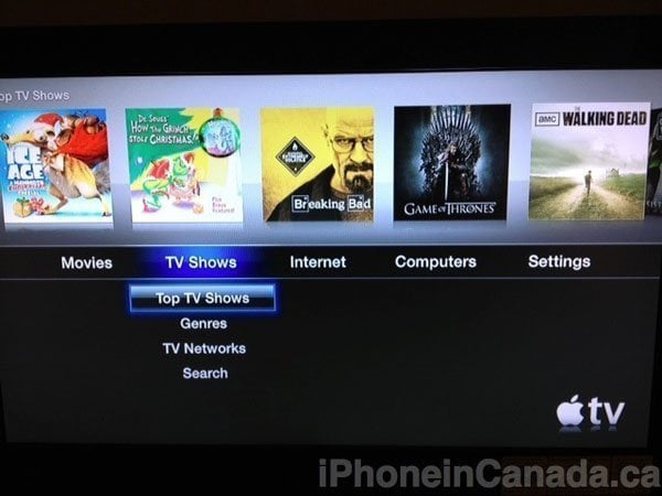 apple tv 2 tv shows Apple activates, pulls TV shows streaming on Apple TV 2 in UK, Canada and Australia 