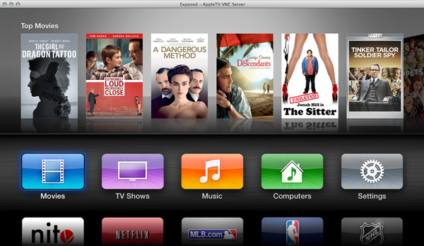 nitoTV on jailbroken Apple TV 2 5.1