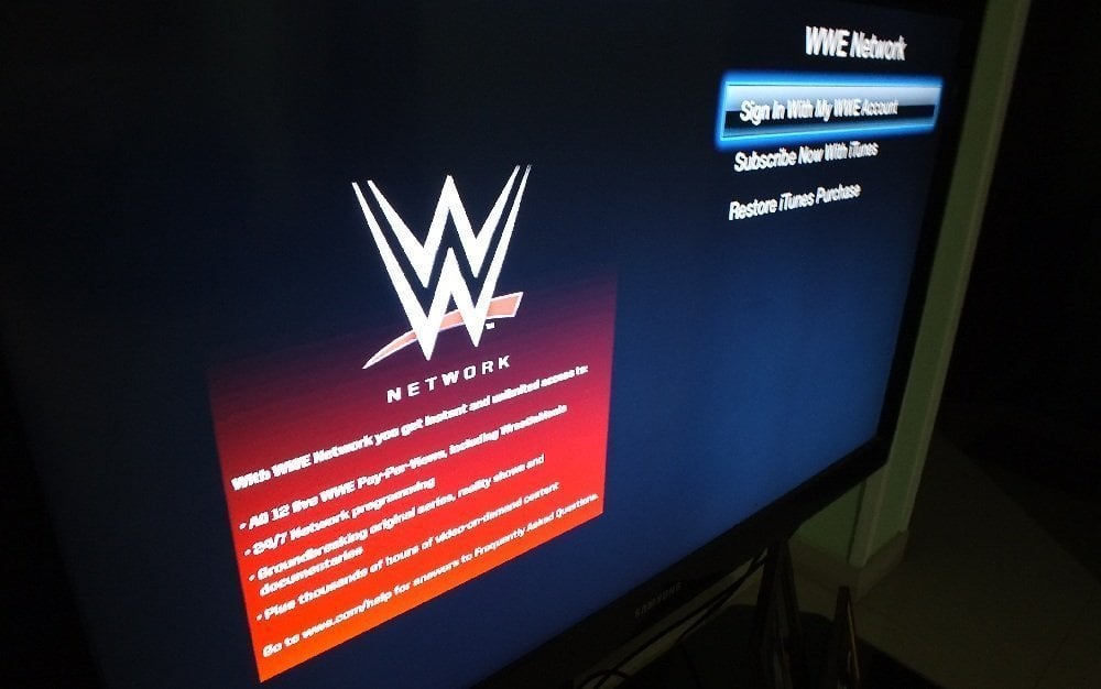 WWE Network Apple TV 2