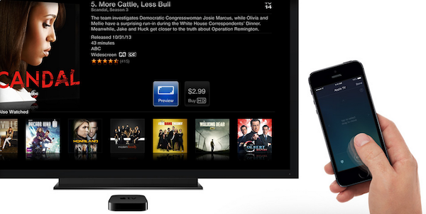 Remote app Apple TV