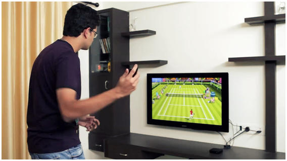 Motion Tennis hands-on: iPhone + Apple TV = Wii-style gaming - CNET