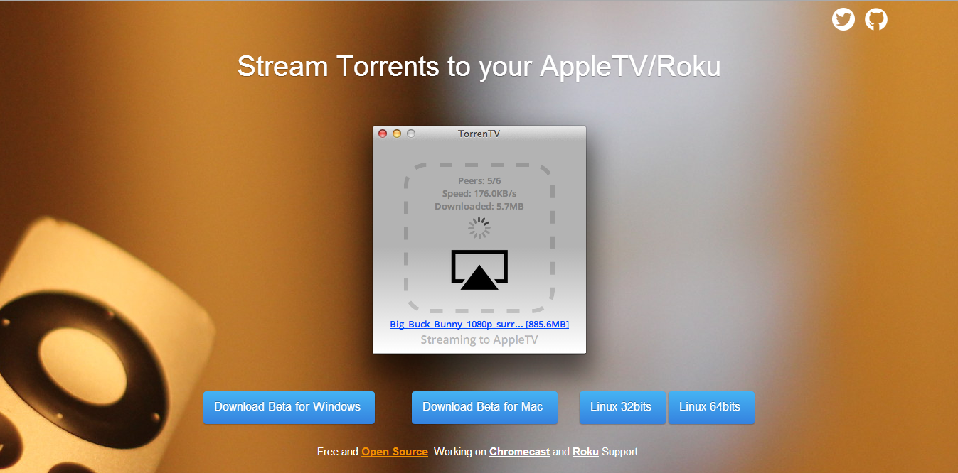 TorrenTV on Apple TV