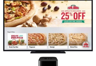 Papa John's Apple TV