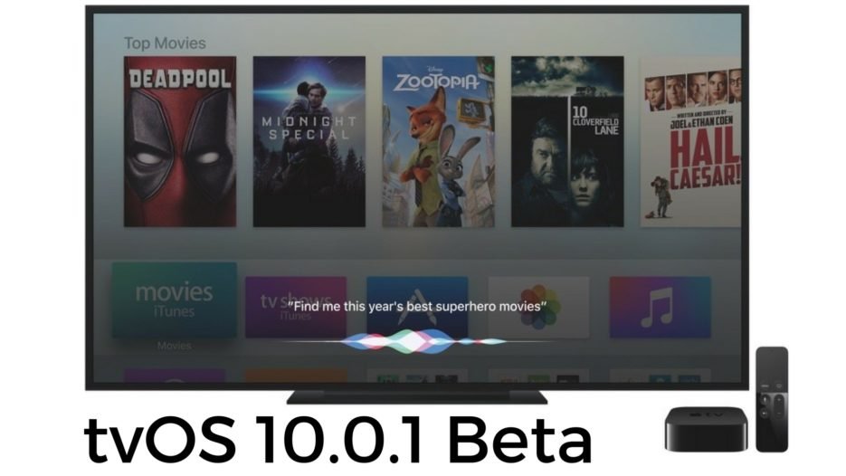 tvOS 10.0.1 Beta