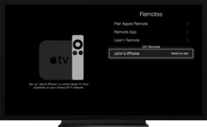 how to reset apple tv