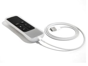Apple TV remote charge level